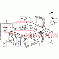 Air cleaner (17220-PC6-663) - 3