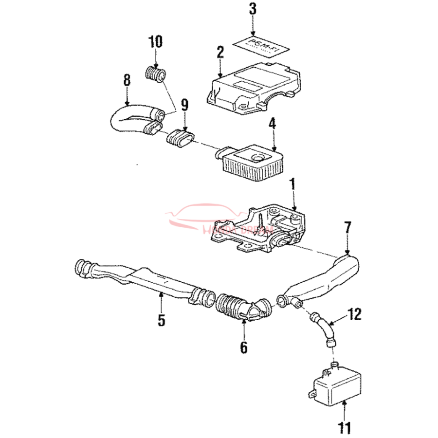 Air cleaner (17220-PD6-023) - 1