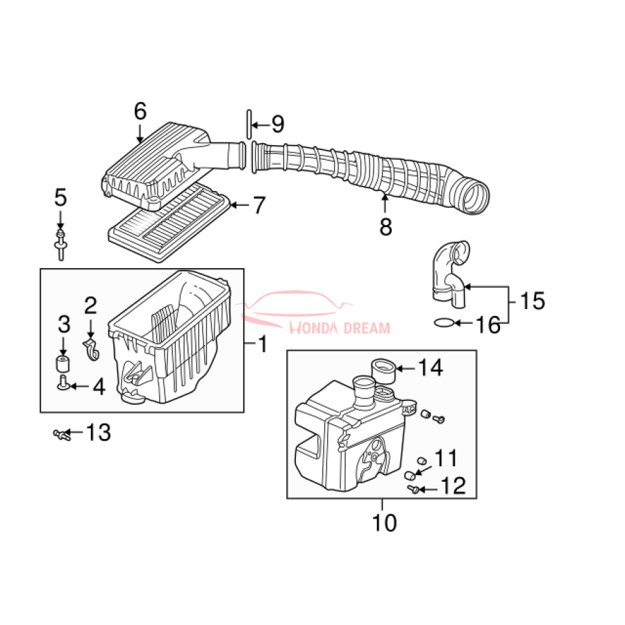 CHAMBER ASSY,RESO (17230-PAA-A01) - 2