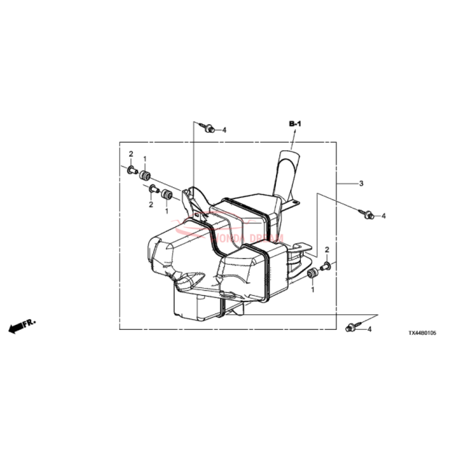 CHBR ASSY RESONAT (17230-R8A-A00) - 3