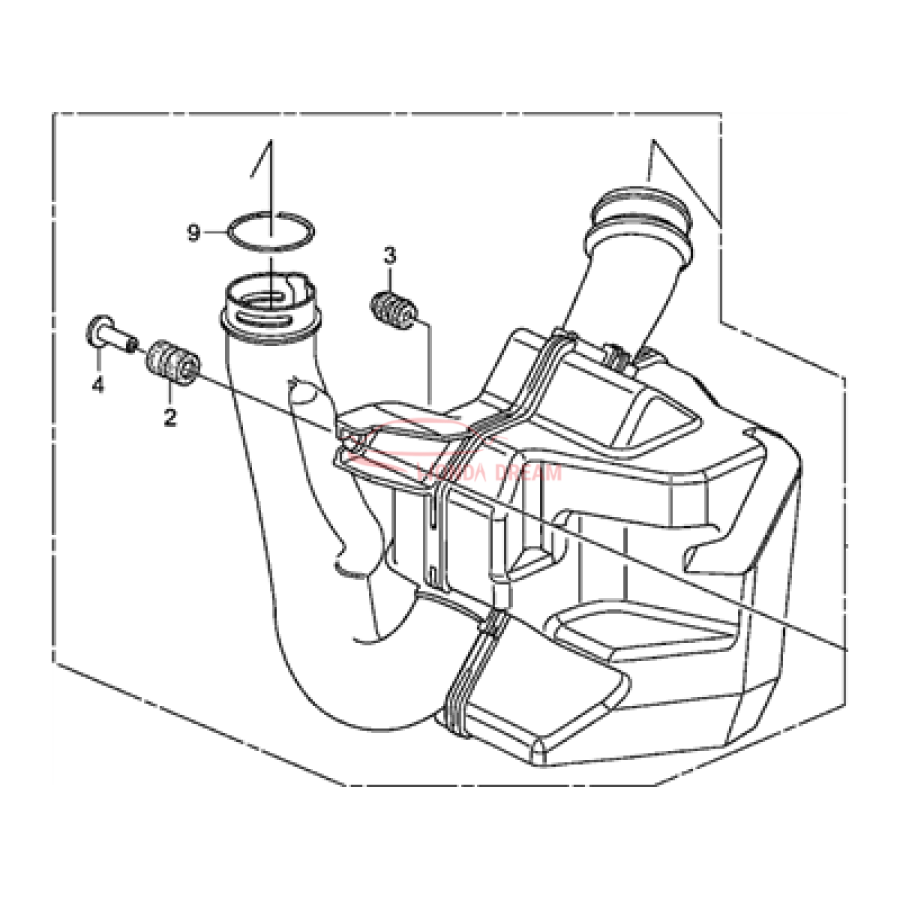 CHAMBER ASSY,RESO (17230-RAA-A10) - 3