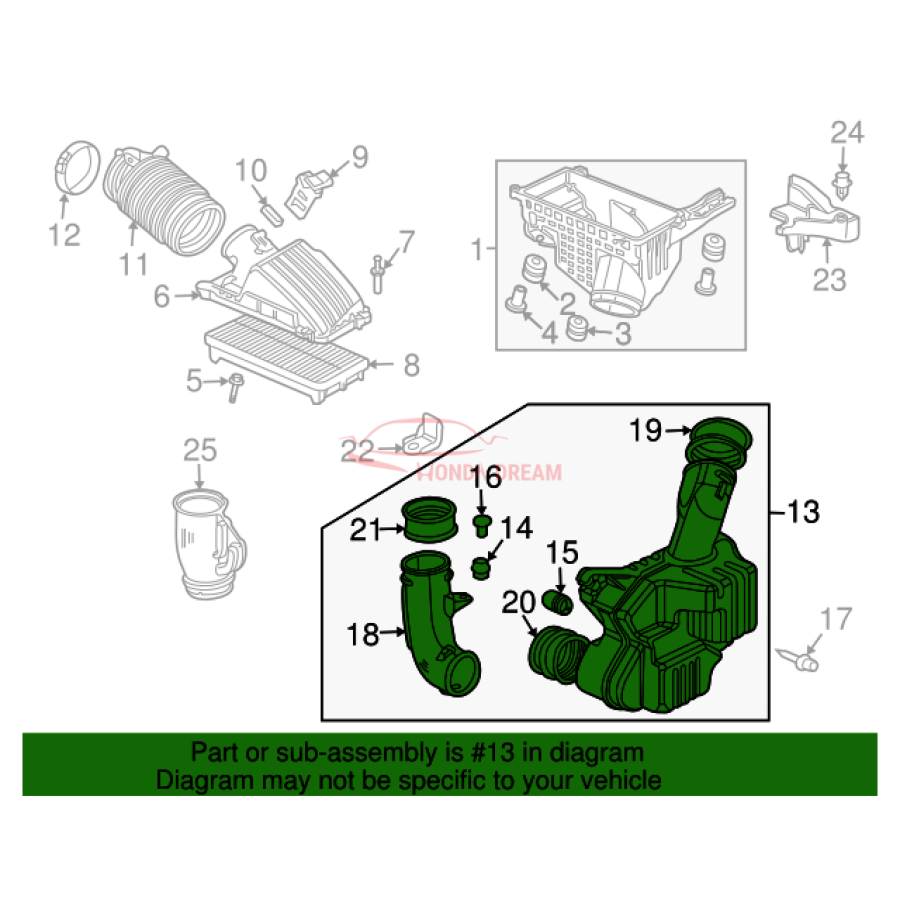 CHAMBER ASSY,RESO (17230-RCA-A00) - 3