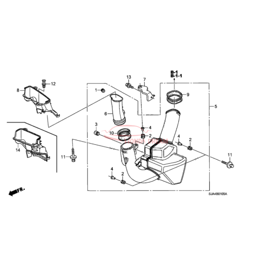 CHAMBER ASSY,RESO (17230-RKG-A00) - 2