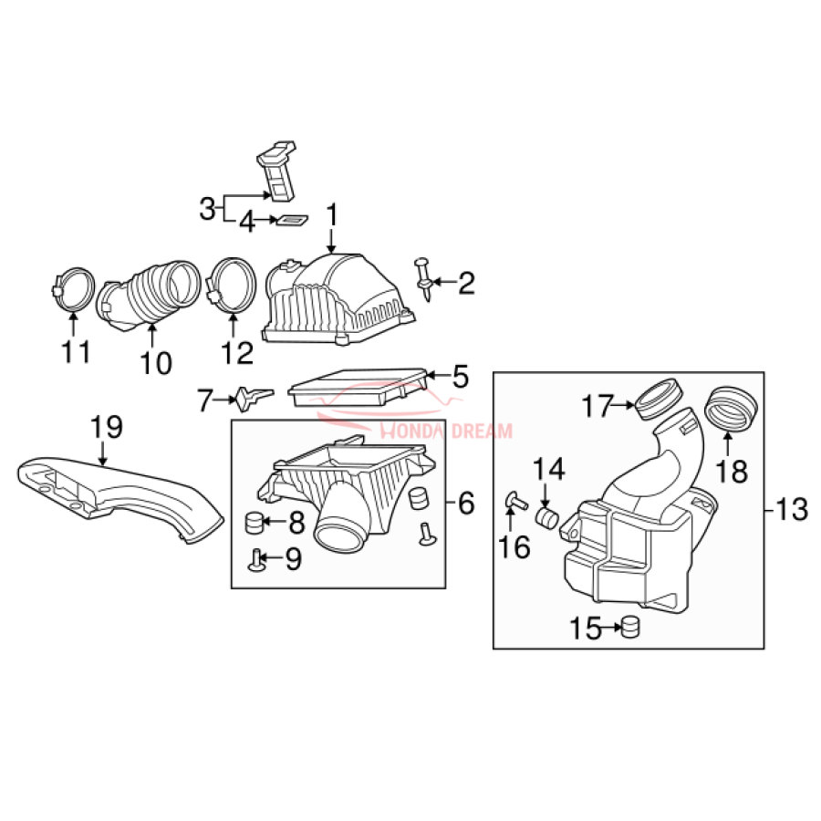 CHAMBER ASSY,RESO (17230-RN0-A01) - 2