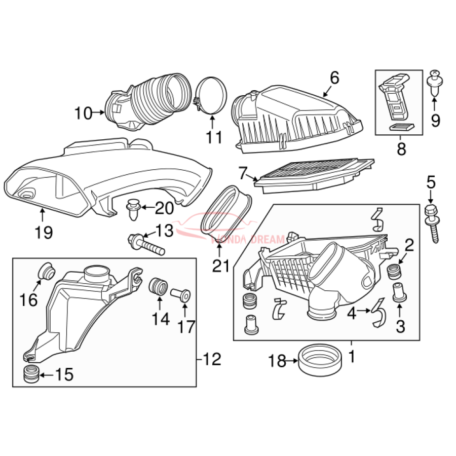 CHAMBER ASSY RESO (17230-RV0-A00) - 2