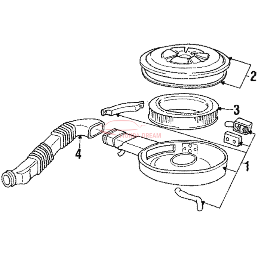 Air cleaner (17232-PD2-305) - 1