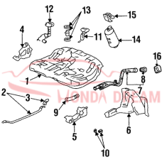 SET,FUEL TANK COM (17500-SS0-505) - 3