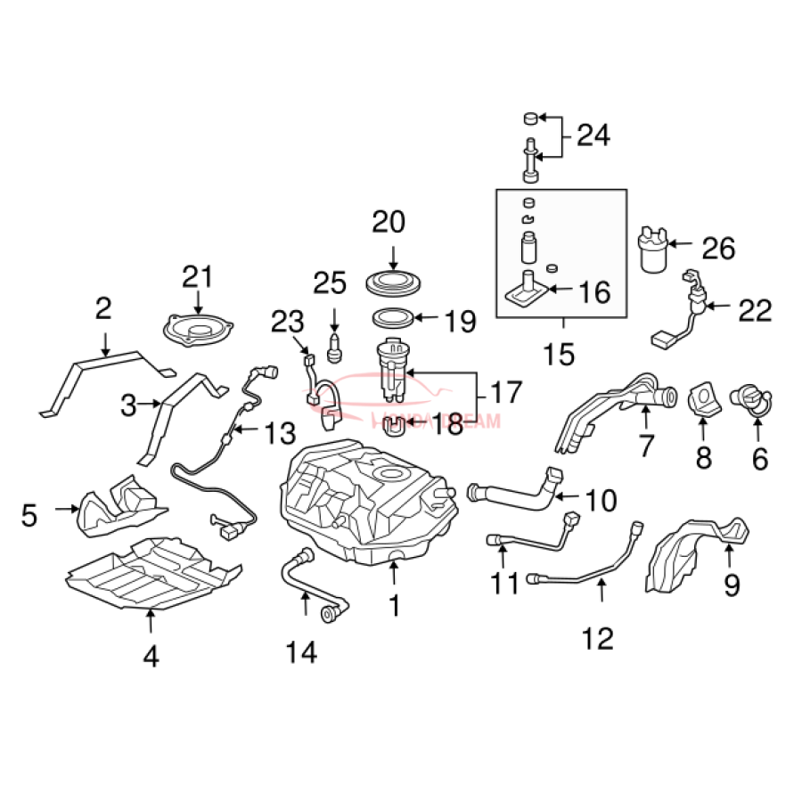 METER COMP (17630-SDC-E01) - 3