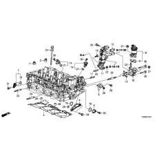 Клапан рециркуляції відпрацьованих газів (egr) у зборі (18011-6L2-000)