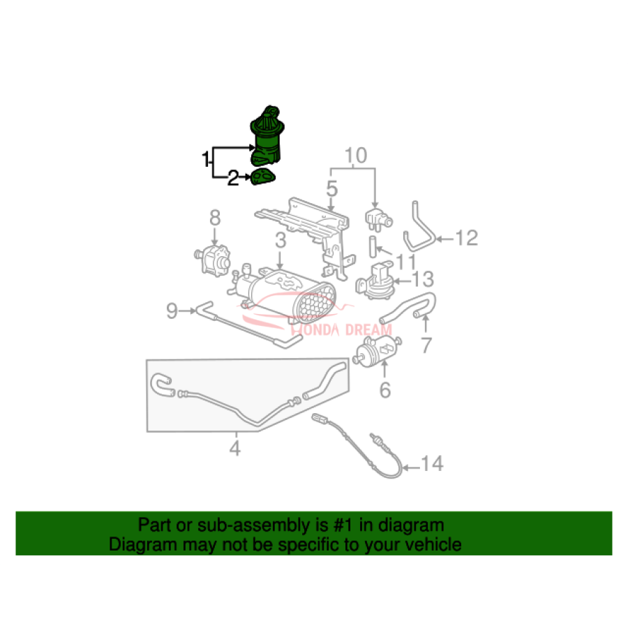 Valve Set, EGR (18011-PLM-A01) - 2