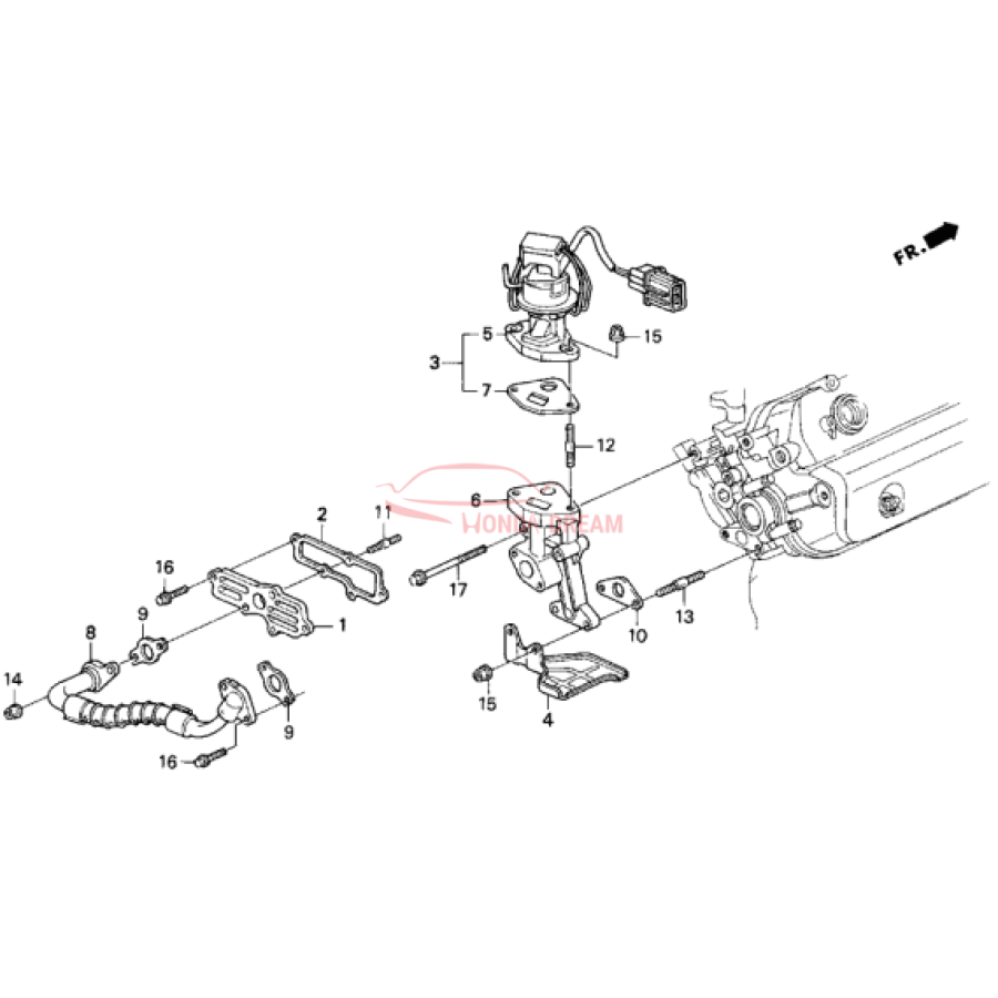 Valve Set, EGR (18011-PY3-000) - 3