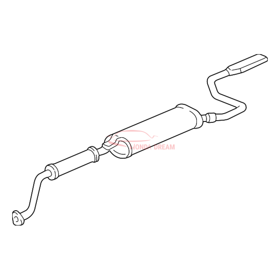 Muffler, Exhaust (18030-S0X-A01) - 1