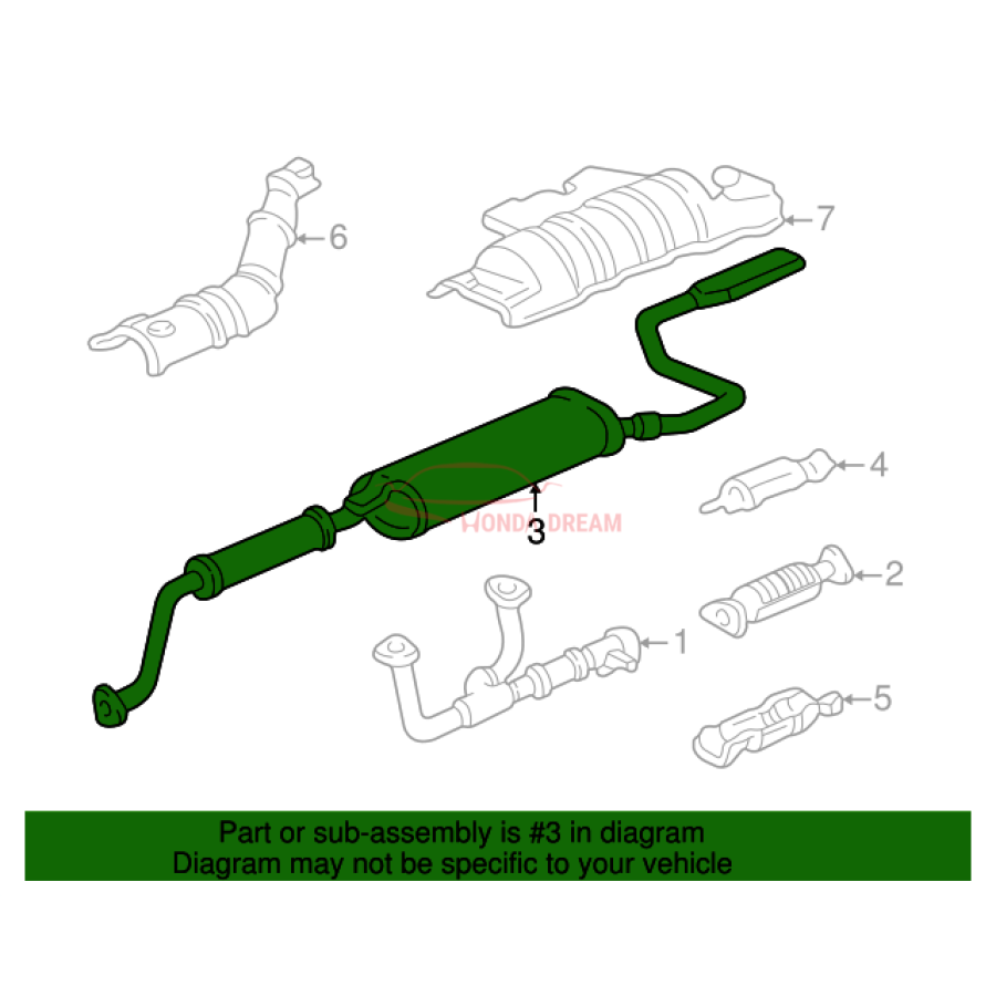 Muffler, Exhaust (18030-S0X-A01) - 2