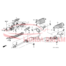 Muffler, Exhaust (18030-S3V-A21) - 3