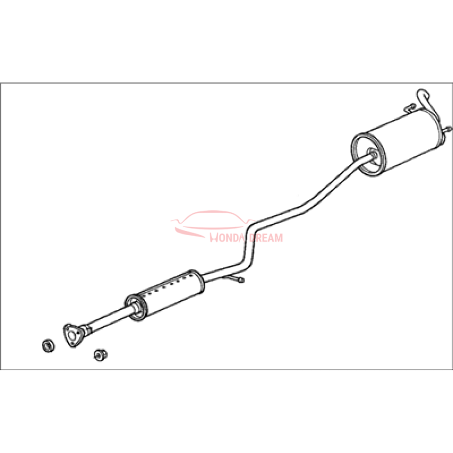 Muffler, Exhaust (18030-S3Y-J00) - 2