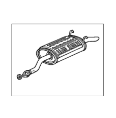 Muffler, Exhaust (18030-S5A-A11)