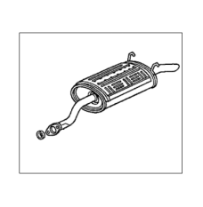 Muffler, Exhaust (18030-S5A-J00)