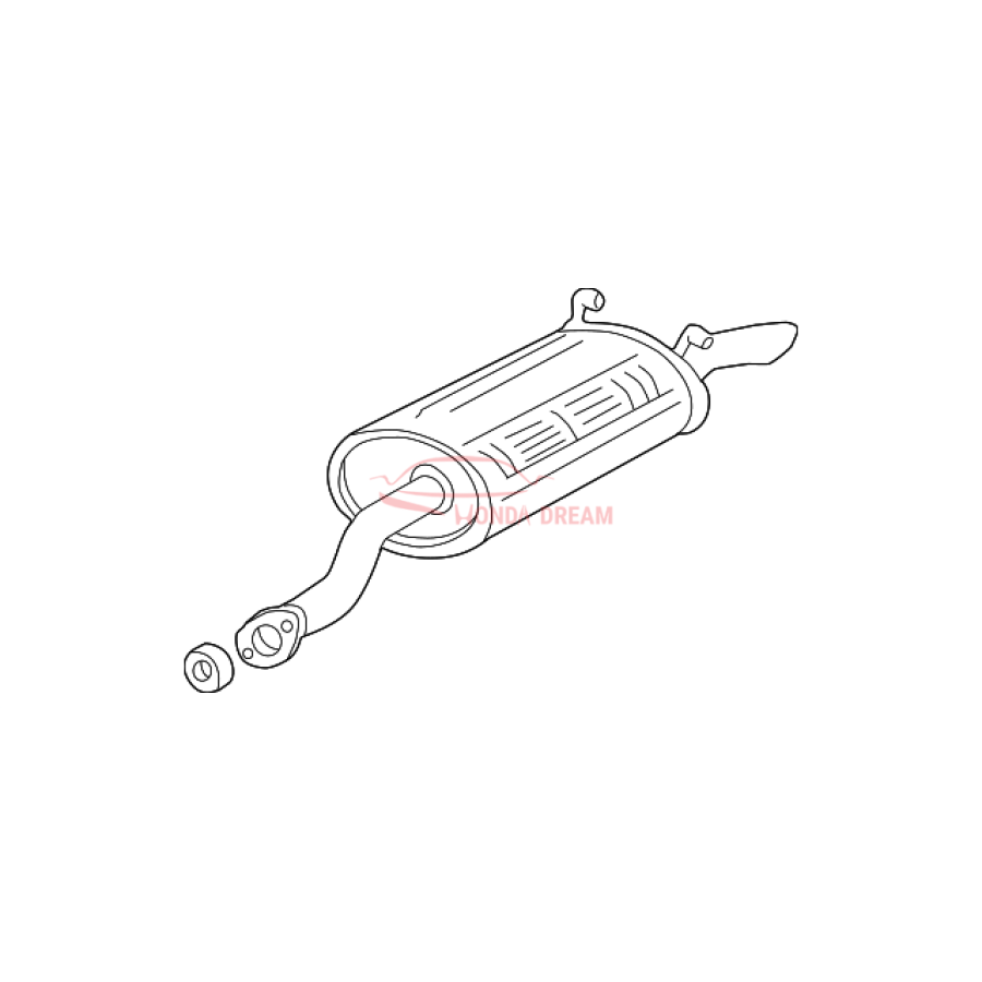 Muffler, Exhaust (18030-S5D-A11) - 1