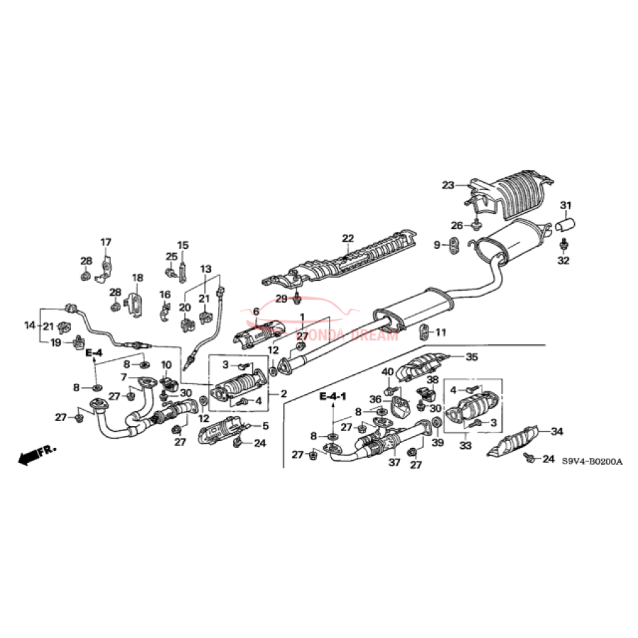 Muffler, Exhaust (18030-S9V-A00) - 2