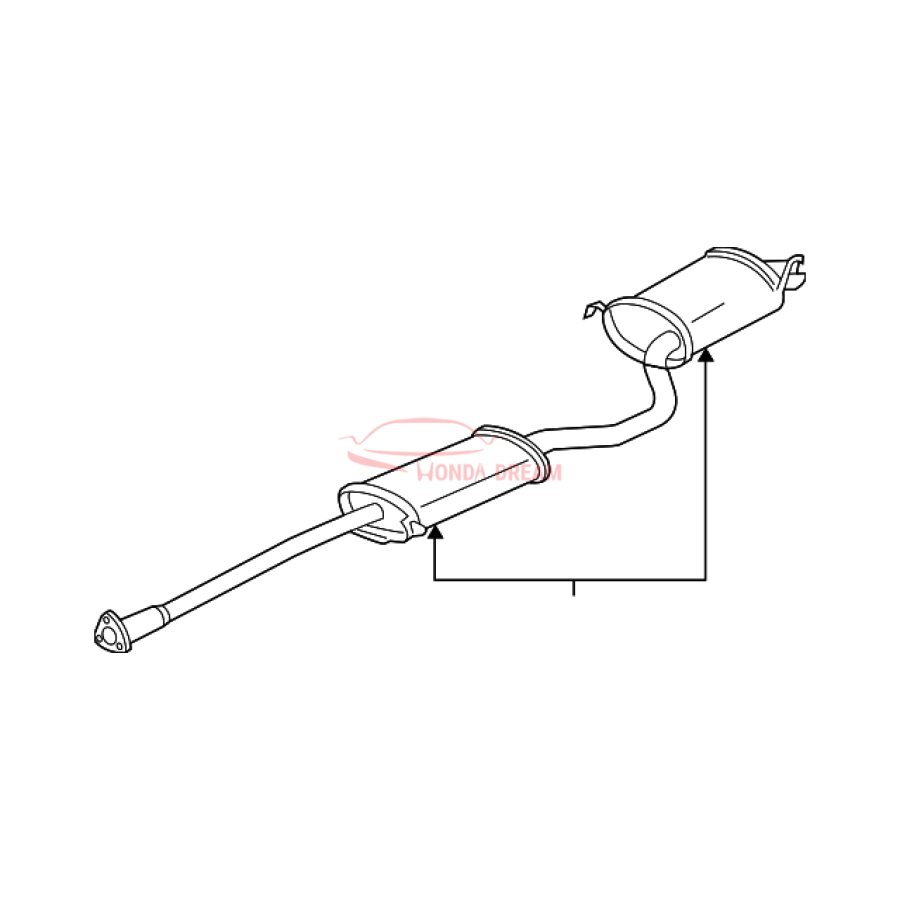 Muffler, Exhaust (18030-S9V-A02) - 1