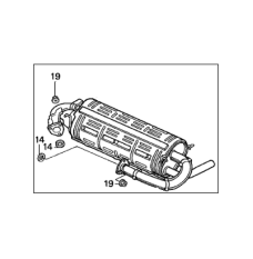 Muffler, Exhaust (18030-SL0-A00)