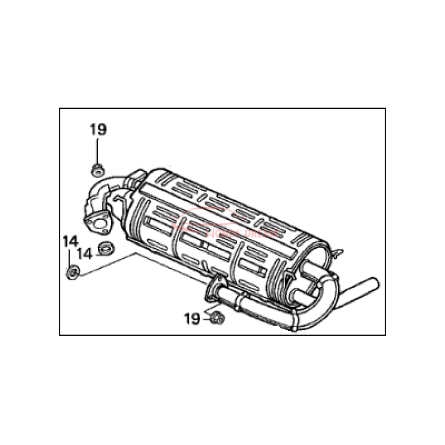 Muffler, Exhaust (18030-SL0-A00) - 1