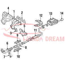 Muffler, Exhaust (18030-SR2-506) - 3