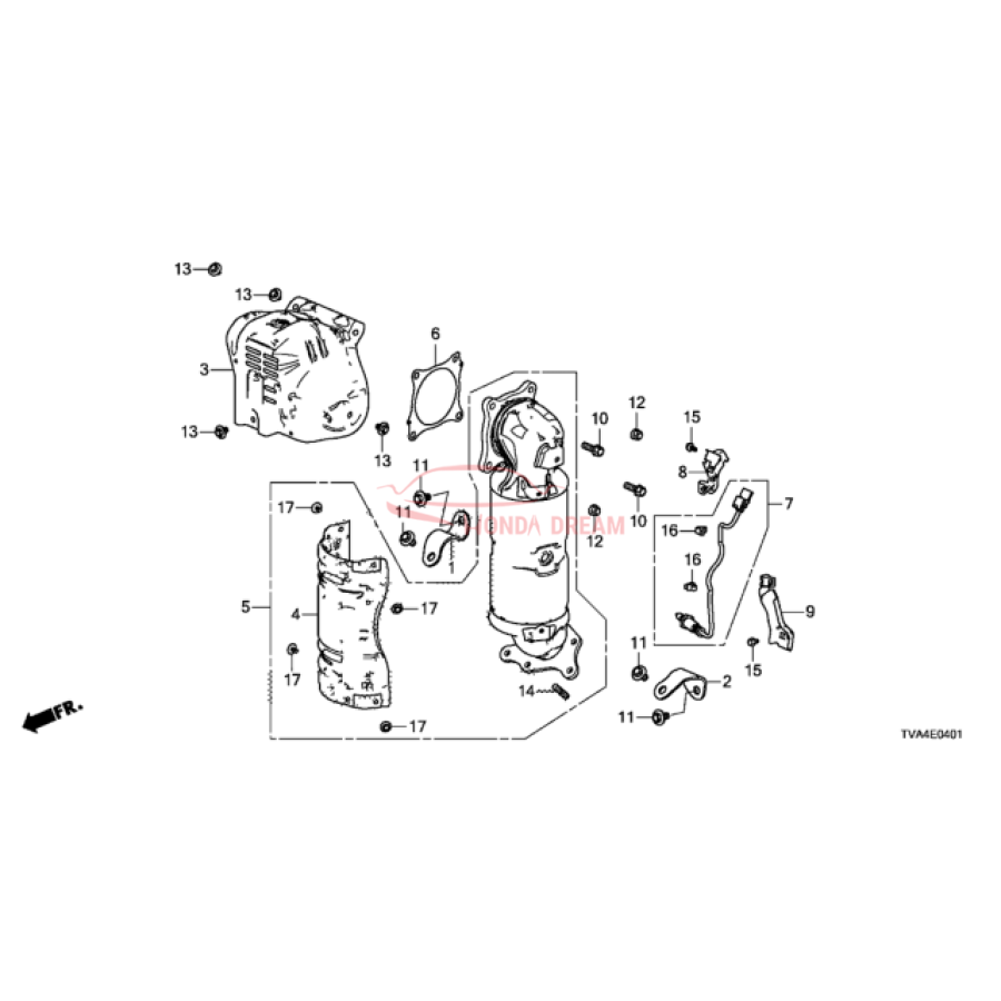 Каталізатор (18150-6B2-L00) - 3