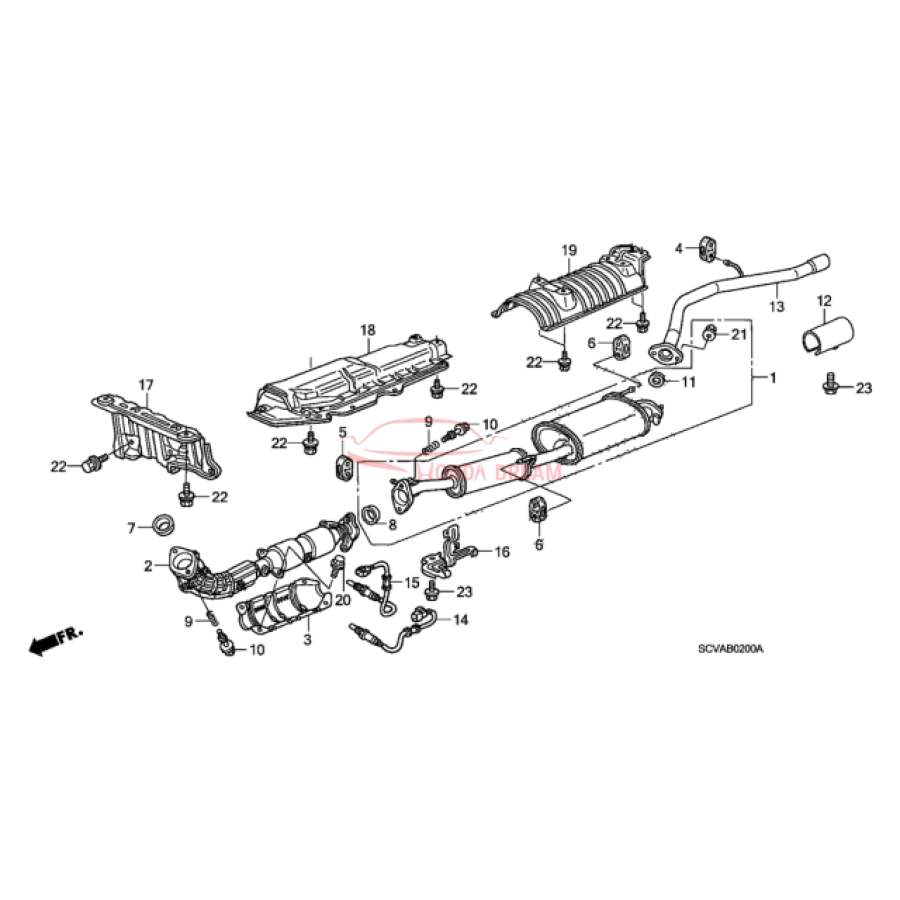 CONVERTER ASSY (18160-PZD-S00) - 2