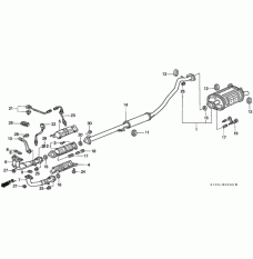 Exhaust Pipe, A (18210-S10-A02)