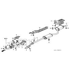 Exhaust Pipe, A (18210-S3V-A02)