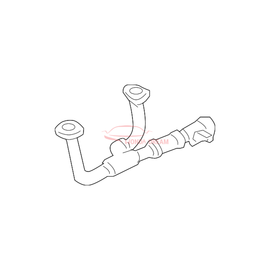 Exhaust Pipe, A (18210-SHJ-A01) - 1