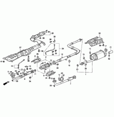 Exhaust Pipe, A (18210-SS0-A40)