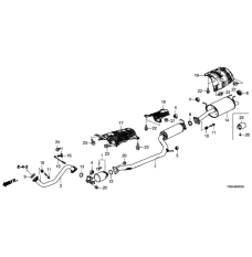 Підвіс глушника гумовий (18215-TR7-A01)