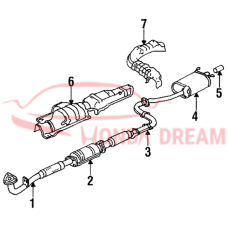 PIPE B,EXHAUST (18220-SE0-A26) - 3