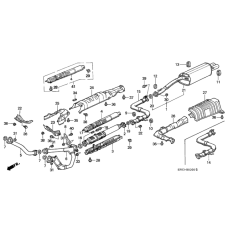 SET,EXHAUST PIPE (18220-SP0-406)