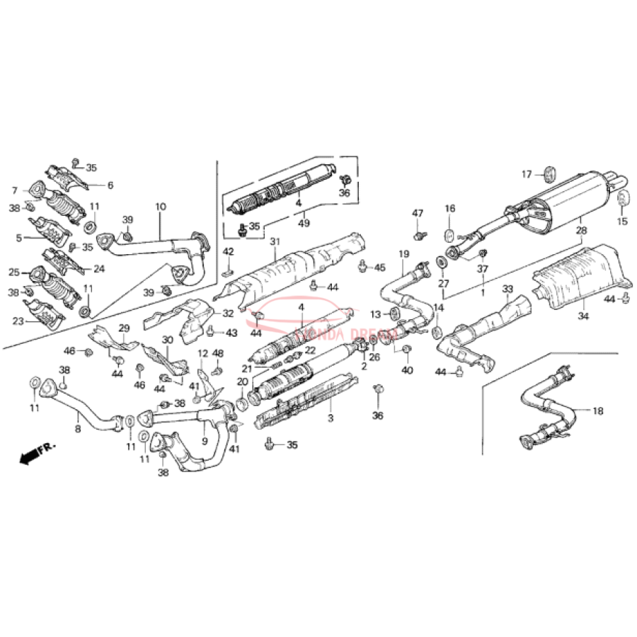 PIPE B,EX. (18220-SP1-902) - 2