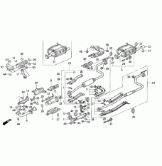 PIPE B EXHAUST (18220-SR0-319)