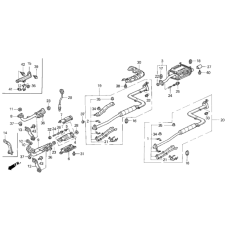 PIPE B,EXHAUST (18220-SR2-A72)