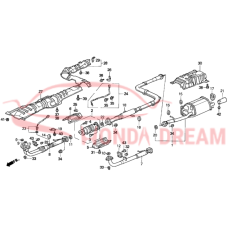 PIPE B,EXHAUST (18220-SS0-A30) - 3