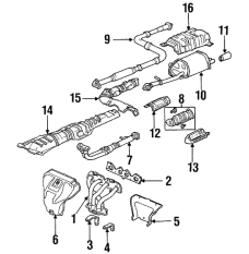 PIPE B,EXHAUST (18220-SS0-A31)