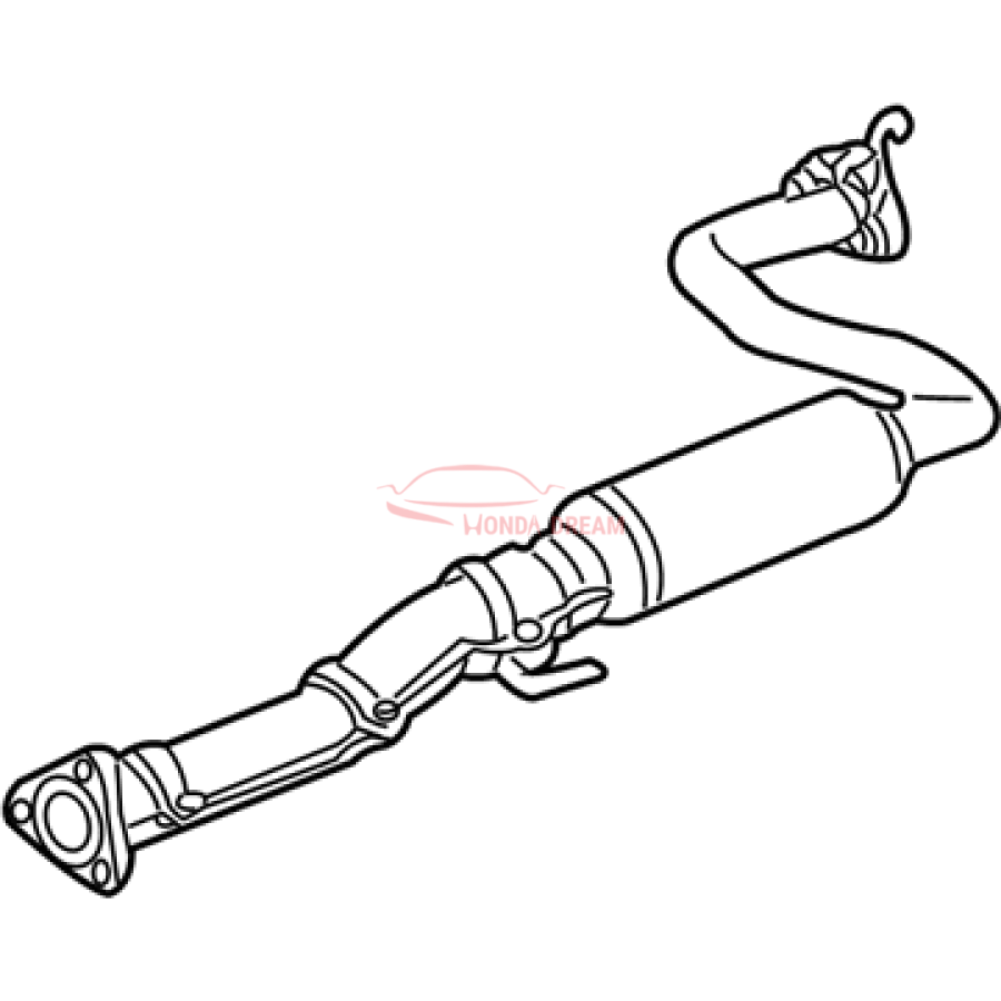 PIPE B,EXHAUST (18220-ST8-A43) - 1