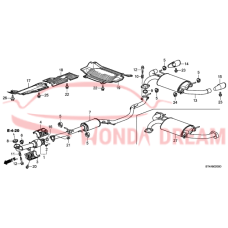 PIPE B,EXHAUST (18220-STK-A02) - 3