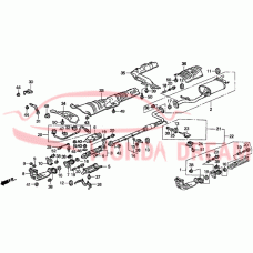 PIPE B,EXHAUST (18220-SV1-C70) - 4