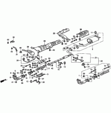 PIPE B,EXHAUST (18220-SV1-C70)