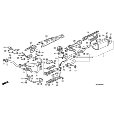 SET,EXHAUST PIPE (18220-SZ3-306)