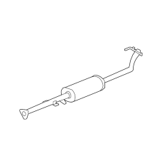 PIPE B,EXHAUST (18220-T0G-A01)