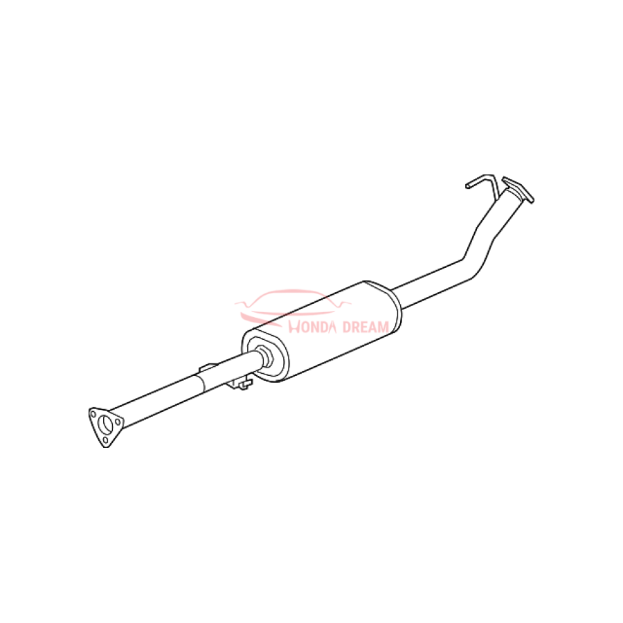 PIPE B,EXHAUST (18220-T1W-A02) - 1