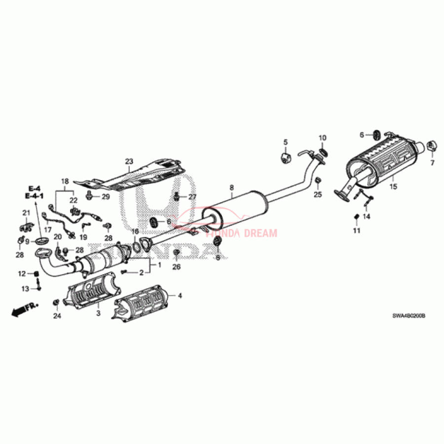 GASKET FLEX,EXH (18229-SWA-305) - 1