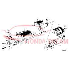 GASKET,FLEX,EXH. (18229-TR7-A01) - 3